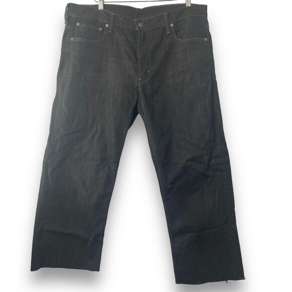 Levi's Men's 569 Loose Fit Black Jeans Size 36 - Picture 5 of 9